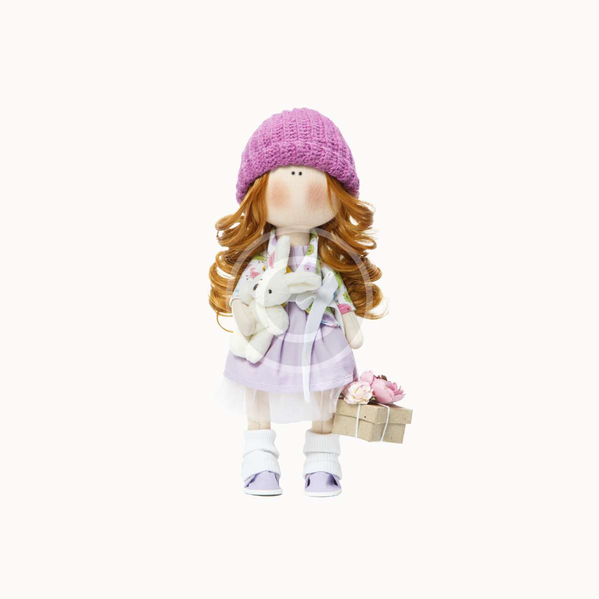 Purple tilda doll - Image 3